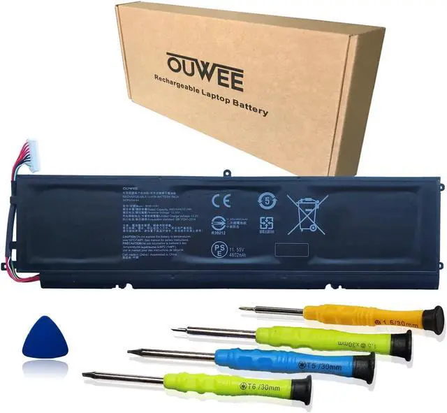 Main image of OUWEE RC30-0281 Laptop Battery Compatible with Razer Blade Stealth 13.3 Early 2018 2019 RZ09-0281 RZ09-02810 RZ09-02812 RZ09-0310 RZ09-03100 RZ09-03101 Series RC30-028102 3ICP6/59/84 11.55V 53.1Wh