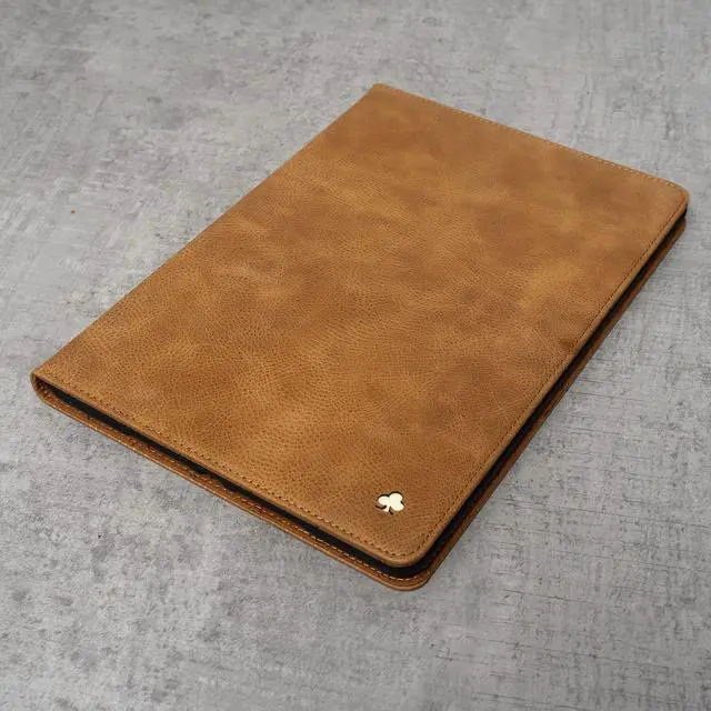Alt view image 3 of 5 - Porter Riley - Leather Case for iPad Mini 5 & iPad Mini 4 (7.9"). Premium Genuine Leather Stand/Cover/Flip Case (Tan)