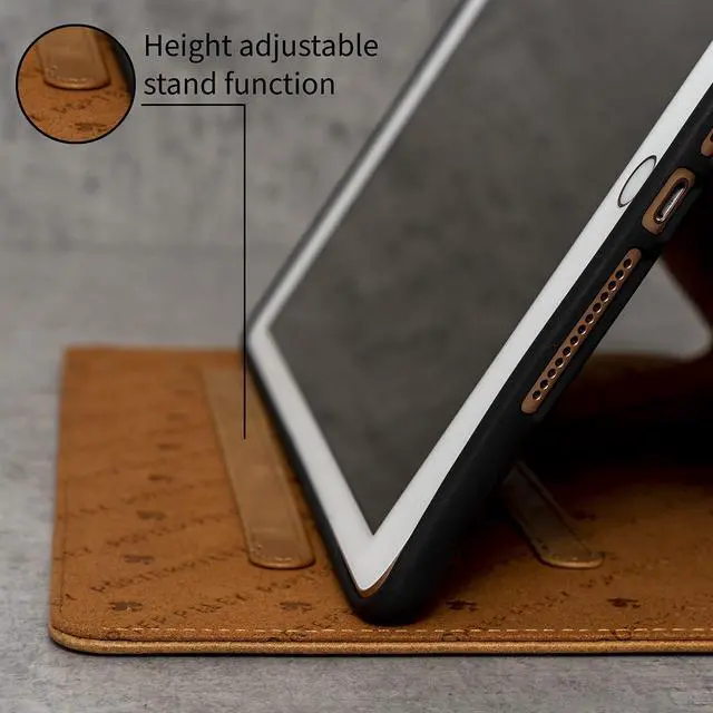 Alt view image 5 of 5 - Porter Riley - Leather Case for iPad Mini 5 & iPad Mini 4 (7.9"). Premium Genuine Leather Stand/Cover/Flip Case (Tan)