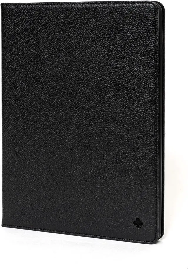 Main image of Porter Riley - Leather Case for iPad Mini 7 / Mini 6 (8.3 inch) 2024/2021. Premium Genuine Leather Stand/Cover/Flip Case (Pure Black)
