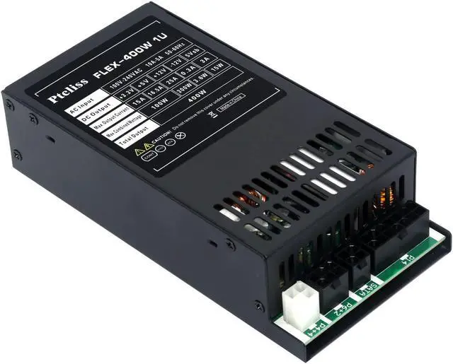 Main image of Ptcliss 400W Full Modular 1U Flex ATX Power Supply 80 Plus Bronze Efficiency, Flex-400W