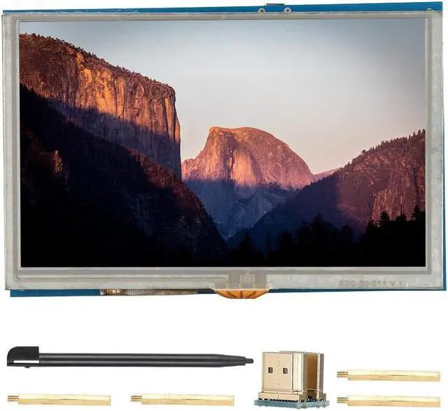 Main image of Touchscreen for , 5" LCD HDMI 800x480 Ultra HD Display Capacitive for PI2/B& Monitor, Gaming Monitor for Pi 3/2/1
