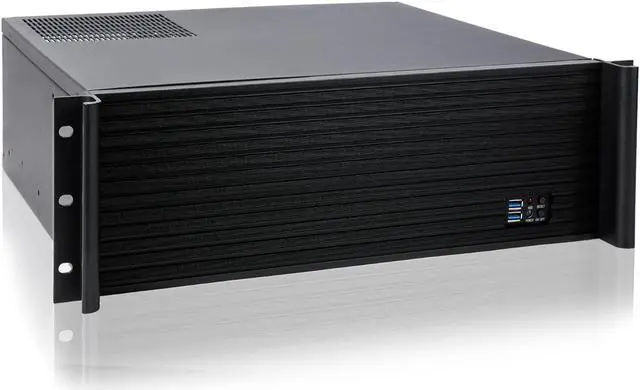 Main image of RackChoice Micro ATX (7x3.5 HDD/Mini-ITX (11x3.5 HDD) 3U Rackmount Server Chassis,with 2x120mm+1x80mm Fan infront, Support Standard ATX PSU with Either top or Side Cooling