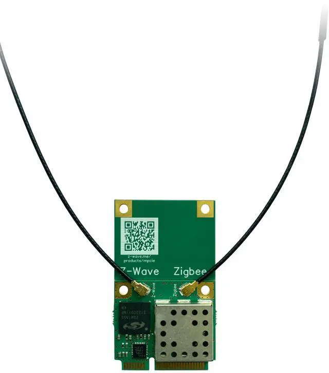 Alt view image 4 of 5 - Z-Wave.Me Z-Wave & Zigbee mPCIe Adapter