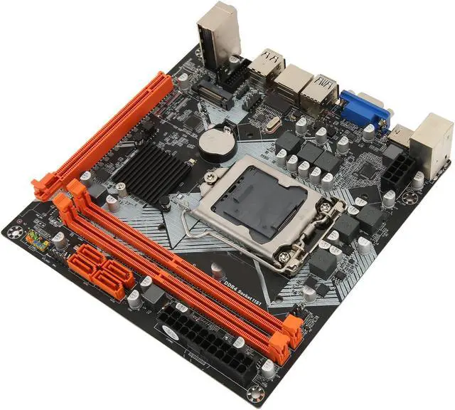 Alt view image 3 of 5 - ITX H110 Gaming Motherboard, Channel DDR4 LGA1151, SATA3.0 M.2 Nvme Support, VGA HD Multimedia Interface, for Desktop PC