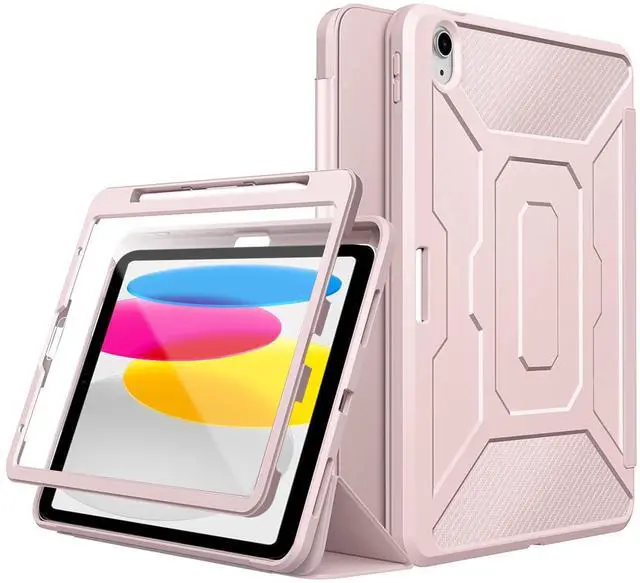 Alt view image 3 of 5 - Sahara - Heavy Duty Folio Case for iPad 11'' (A16) and iPad 10.9" (10th Gen) - Rose Gold, (TB00277)
