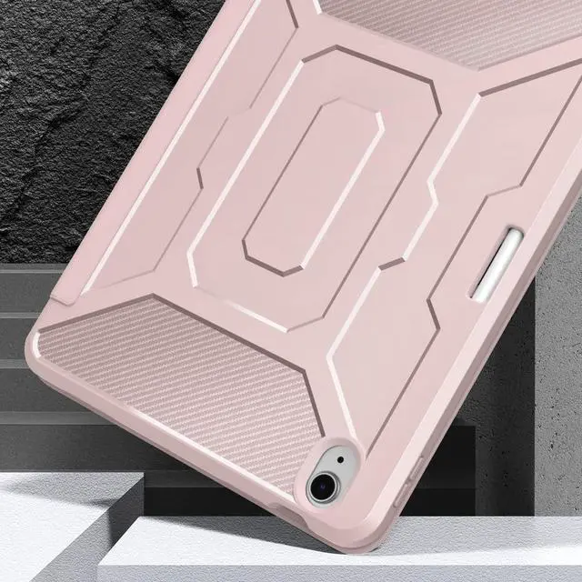 Alt view image 5 of 5 - Sahara - Heavy Duty Folio Case for iPad 11'' (A16) and iPad 10.9" (10th Gen) - Rose Gold, (TB00277)