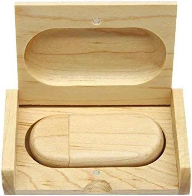 Alt view image 3 of 5 - 10PCS Maple Wood 2.0/3.0 USB Flash Drive with Wooden Box (3.0/16GB)