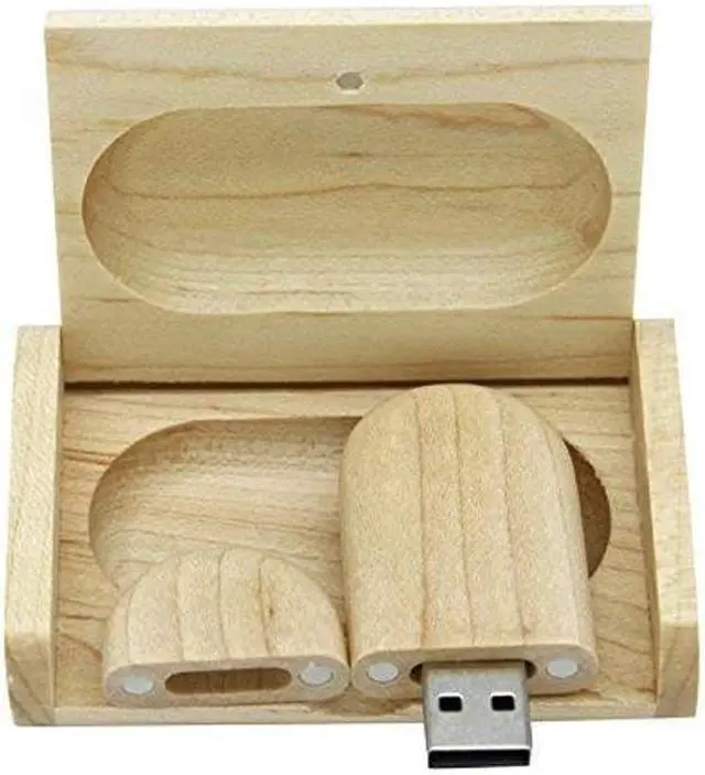 Alt view image 4 of 5 - 10PCS Maple Wood 2.0/3.0 USB Flash Drive with Wooden Box (3.0/16GB)