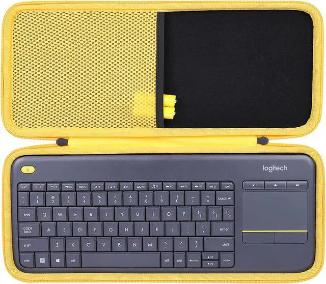 Alt view image 2 of 5 - Hard Case for Logitech MX Master 3S Mouse + K400 Plus Touch Keyboard