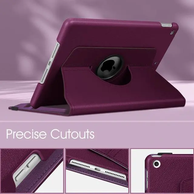 Alt view image 5 of 5 - Fintie 360 Degree Rotating Case for iPad 9th / 8th / 7th Generation 10.2 Inch + Rotating Shockproof Fully-Body Rugged Case