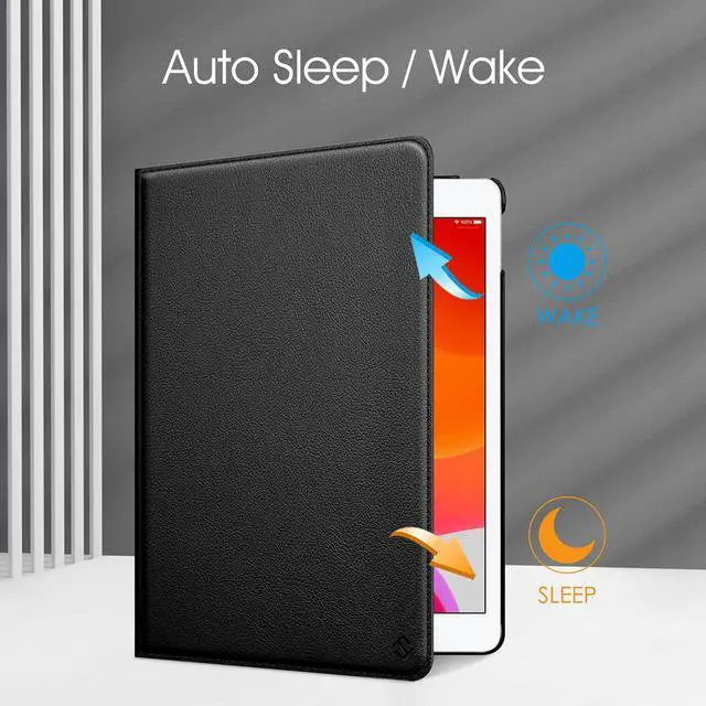 Alt view image 3 of 5 - Fintie 360 Degree Rotating Case for iPad 9th / 8th / 7th Generation 10.2 Inch + Rotating Shockproof Fully-Body Rugged Case