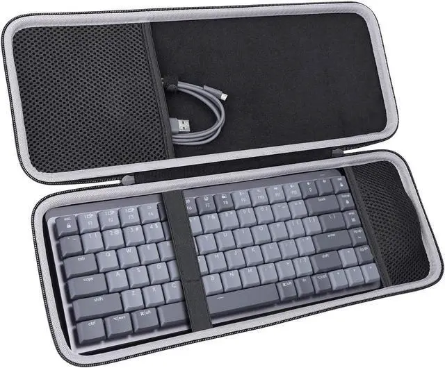 Alt view image 3 of 5 - co2CREA Hard Case Replacement for Logitech MX Mechanical Mini Wireless Illuminated Keyboard and Anywhere 3 Compact Mouse Combo