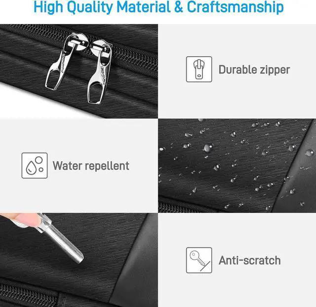 Alt view image 5 of 5 - Fintie Bundle: Hard Shell Case for MacBook Pro 13 Inch A2338(M2 M1) A2251 A2289 A2159 A1989 A1706 A1708 + 13.3" Laptop Shoulder Bag Briefcase with Luggage Strap