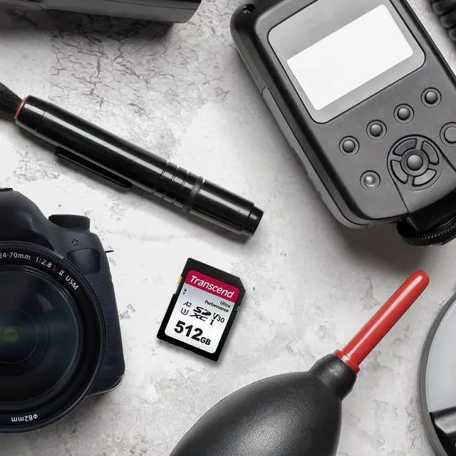 Alt view image 2 of 3 - Transcend 256GB 340S(SD Card), U3, V30, 4K UHD, A2, Ultra Performance, Up to 160MB/s, for DSLR, Professional Video Camera, Action Camera, Drone - TS256GSDC340S