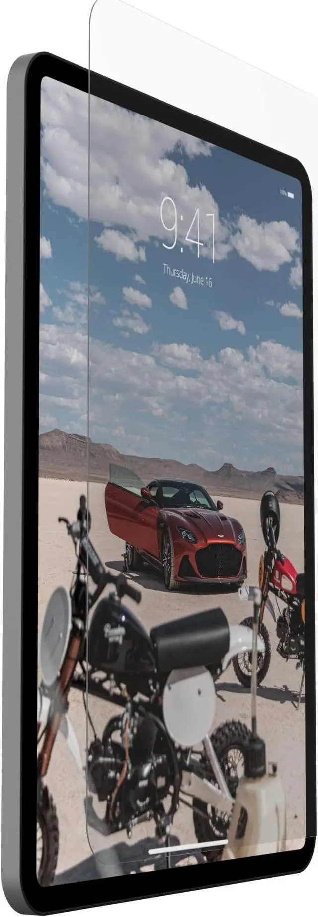 Alt view image 3 of 5 - URBAN ARMOR GEAR UAG Designed for iPad 11" A16 11th Gen 2025, 10.9" 10th Gen 2022 A3354 A3355 A2696 Glass Shield Plus Screen Protector - Ultra HD Anti-Fingerprint Anti-Reflective Tempered Glass