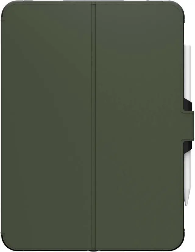 Alt view image 5 of 5 - UAG Designed for iPad 10.9" 10th Gen 2022 Case Scout Folio Black/Olive with Pencil Holder Rugged Lightweight Slim Impact Resistant Protective Folio Cover by URBAN ARMOR GEAR