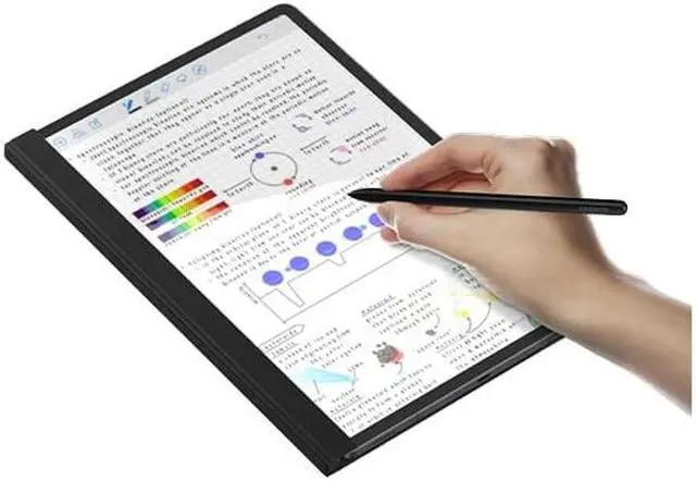 Alt view image 2 of 4 - SAMSUNG Galaxy Tab S8+ Note View Cover, Protective, Touch Sensitive, Rests Over Tablet Screen, S Pen Holder, Magnetic, US Version, Black