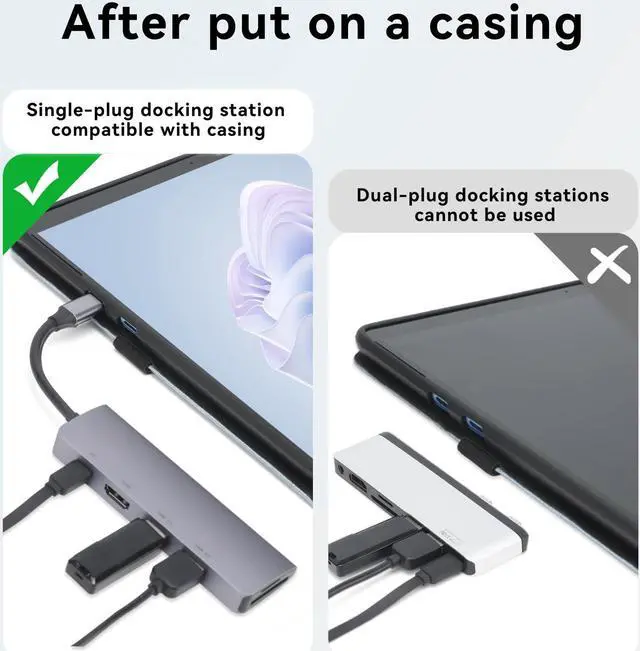 Alt view image 2 of 5 - Omnpak Microsoft Surface Pro 11/10/9 Case, Lightweight Protective, Multiple Angle, Stylus Holder, Designed for Surface 11th Edition AI 2024/Pro 9 5G 13" 2022, Compatible with Type Cover Keyboard