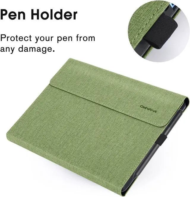 Alt view image 4 of 5 - Omnpak Microsoft Surface Pro 11/10/9 Case, Lightweight Protective, Multiple Angle, Stylus Holder, Designed for Surface 11th Edition AI 2024/Pro 9 5G 13" 2022, Compatible with Type Cover Keyboard