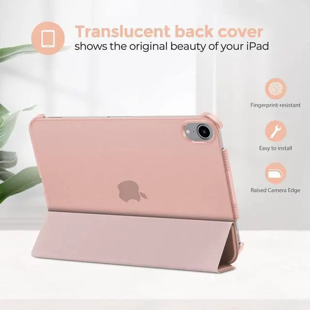 Alt view image 3 of 5 - ProCase Hard Back Cover Bundle with 360 Degree Privacy Screen Protector for iPad Mini 6