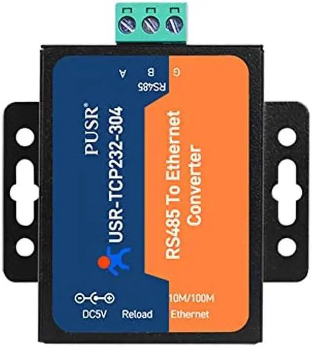 Main image of PUSR TCP232-304 RS485 to TCP/IP Converter Serial Device Server Support Modbus Gateway Built-in Webpage RS485 to Ethernet Converter