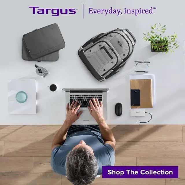 Alt view image 5 of 5 - Targus 17 Inch Classic Laptop Backpack - Fits Most Laptops up to 17", Padded Travel Backpack for Business Commuters, College, and Travel (TBB944GL)