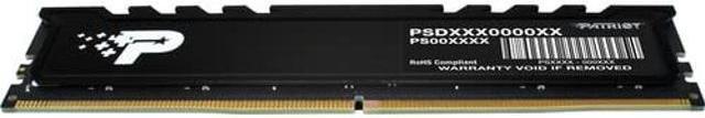 Alt view image 2 of 5 - Patriot Signature Premium DDR5 RAM 16GB (1X16GB) 5600MHz CL46 UDIMM W/HS Desktop Memory Module - PSP516G560081H1