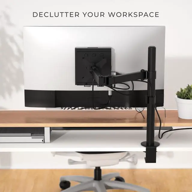 Alt view image 5 of 5 - HumanCentric Dual VESA Mount Compatible with Dell OptiPlex Micro Mount, Supports VESA Dell Micro Mount Using Monitor Arm Wall Mount 100x100mm, Power Supply Holder Sold Separately, Part 101-2110