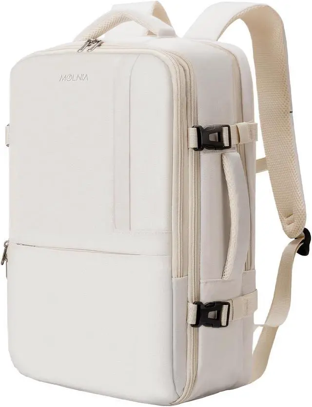 Main image of MOLNIA Travel Backpack, 17.3 Inch Large Laptop Backpack Carry On Backpack Waterproof, as Personal Item Flight Approved College Backpack Convertible Backpack for Men & Women