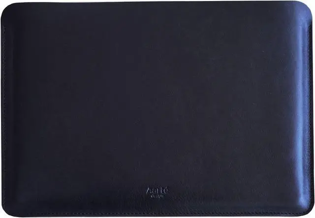 Main image of Aartedesign Genuine Vintage Leather Sleeve 14 Inch for MacBook 14 Pro 2021-2023 M1 A2442 Laptop Case Soft Handmade for Mac 14 Carrying Bag (Horizontal, Black)