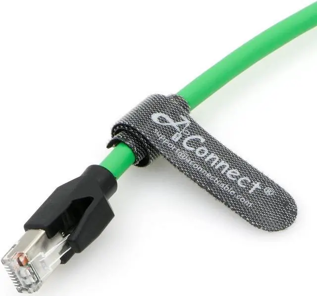 Alt view image 3 of 5 - AConnect D-Code Cable M12 4 Pin Male to RJ45 Male Cat5e High Flexible Waterproof Ethernet Shielded Cable Industrial for Industrial Camera 9.9Ft/3M