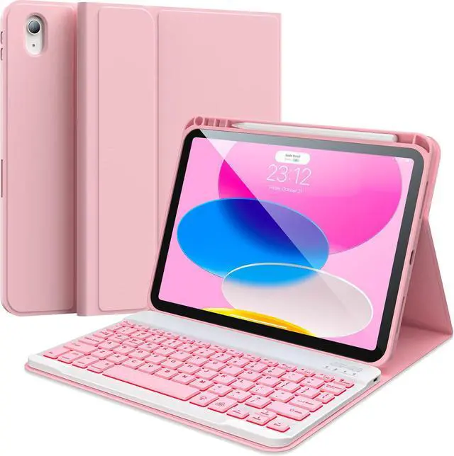 Main image of ALIWLHOF for iPad 10th Generation Case with Keyboard 2022  Keyboard Case for iPad 10.9" 10th Gen, Backlit-Detachable Bluetooth Keyboard Case for Latest iPad 10th Gen 10.9" 2022 with Pencil Holder