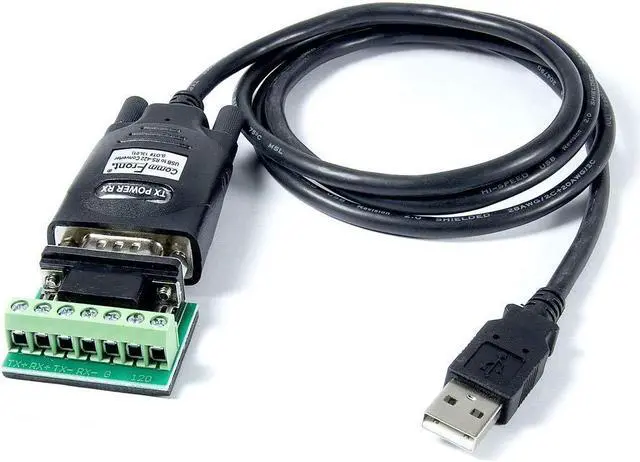 Main image of COMMFRONT USB to 4-Wire RS422 / RS485 Adapter, FTDI Chipset, Built-in 120-Ohm Terminator, Supports All Major Windows, Mac, and Linux