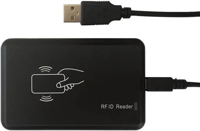 Main image of RFID Reader USB Reader 125KHz for EM4100 & 1326 Family Proximity Cards As USB Keyboard Input for Raspberry pi Linux Android Win Mac iOS + 3Pcs Card