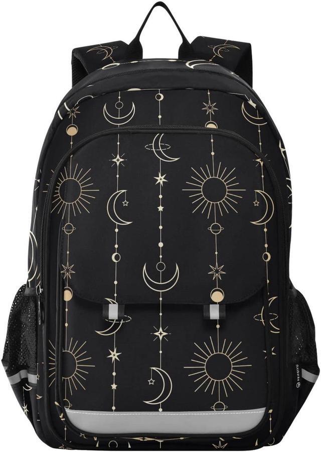 Main image of ALAZA Sun Moon Stars Witch Laptop Backpack Purse for Women Men Travel Bag Casual Daypack with Compartment & Multiple Pockets