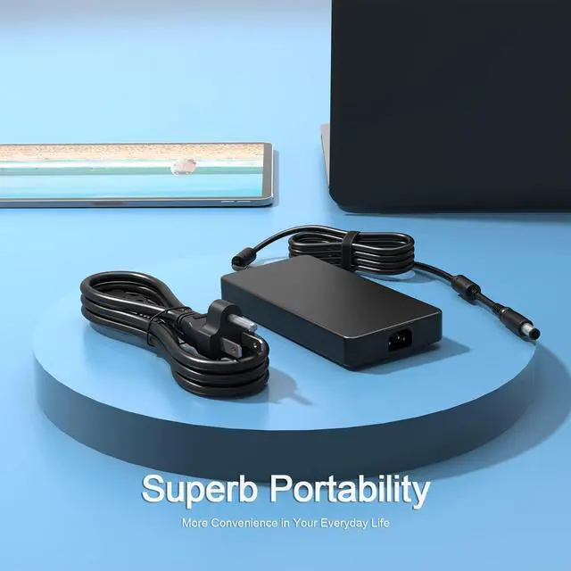 Alt view image 2 of 5 - 240W 180W Laptop Charger Fit for Dell Precision 7710 7720 7730 M6400 M6500 M6600 M6700 P93F P44E P74F P29E P53F Laptop Power Supply Adapter Cord