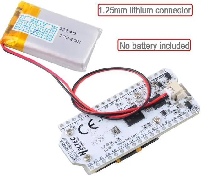 Alt view image 3 of 5 - DIYmalls 915MHz LoRa 32 V3 ESP32 OLED Board + LoRa Antenna 915 MHz IPX 2dBi for Meshtastic LoRawan IOT (Pack of 2), not Compatible with Heltec LoRa 32 V2