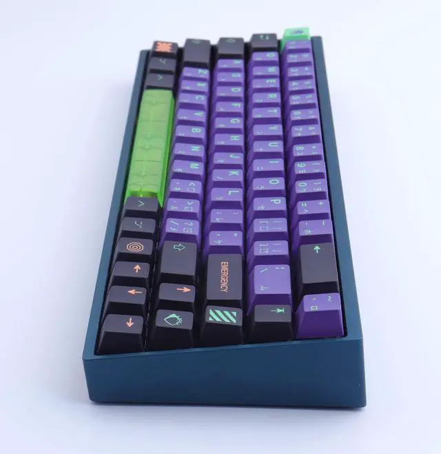 Alt view image 4 of 5 - JOMKIZ PBT Keycaps,135 Keys Mecha Dye Sublimation Cherry Profile Keycaps with 7U Clear Spacebar Japanese Keycap Set for Cherry MX Switches US Layout Mechanical Keyboards