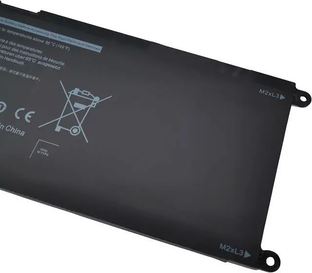 Alt view image 3 of 5 - Fully. V1P4C Replacement Laptop Battery Compatible with Dell Chromebook 13 3380 Inspiron 7486 Chromebook 14 2-in-1 Series Notebook VIP4C FMXMT - 7.6V 56Wh/3500mAh