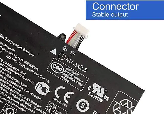 Alt view image 5 of 5 - JOTACT MG04XL HSTNN-DB7F (7.7V 40W/5195mAh) Laptop Battery Compatible with HP Elite x2 1012 G1 V2D16PA V2D62PA V2D63PA Series Notebook MG04 812060-2B1 812060-2C1 812205-001