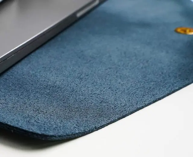 Alt view image 5 of 5 - Benfan Leather Laptop Sleeve 13 Inch Compatible for 2022 13inch MacBook Air M2,13 MacBook Pro M2, Surface Pro 3 4 5 6 7, Dell XPS 13 Color Color Black