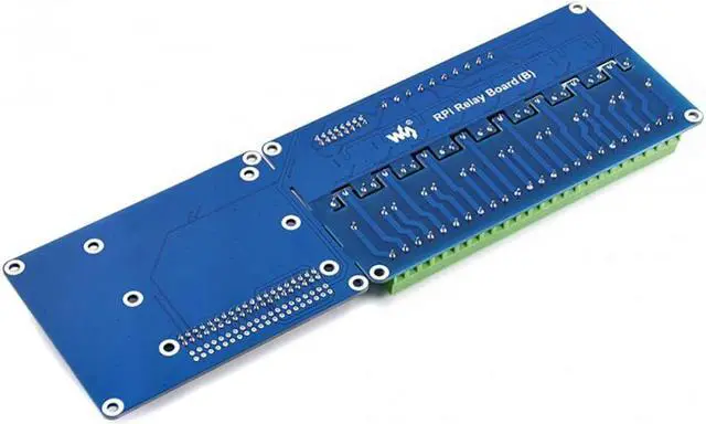 Alt view image 2 of 5 - Coowell Raspberry Pi 8 Channel Relay Module HAT for Raspberry Pi 4B+ 4B 3B+ 3B 2B+ Zero W WH Jetson Nano Help The Pi to Control Home Appliances