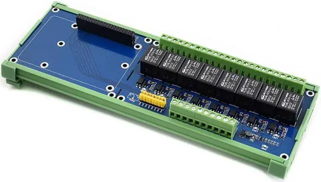 Alt view image 3 of 5 - Coowell Raspberry Pi 8 Channel Relay Module HAT for Raspberry Pi 4B+ 4B 3B+ 3B 2B+ Zero W WH Jetson Nano Help The Pi to Control Home Appliances