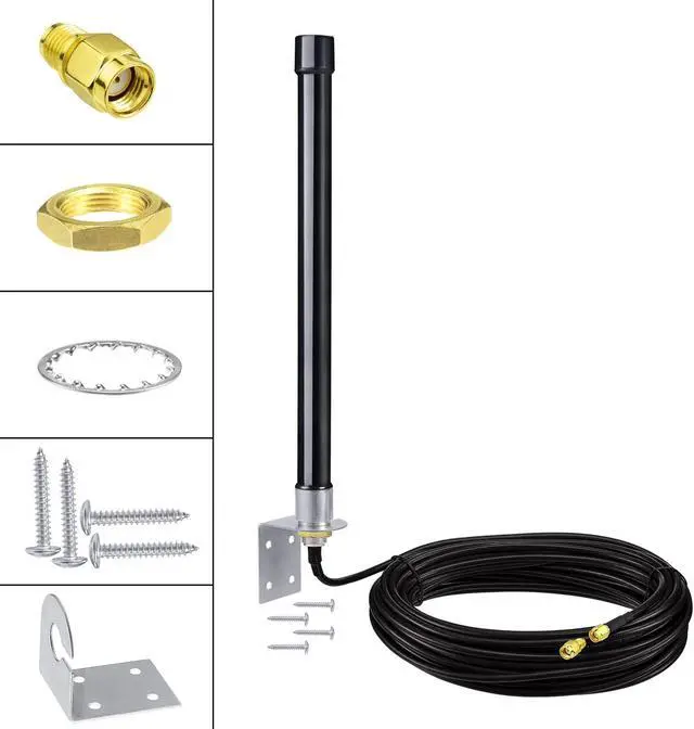 Alt view image 3 of 5 - Bingfu 4g LTE Long Range Cellular Trail Camera Antenna 32.8ft Cable - Compatible with Spypoint Link Micro Covert Spartan Stealth Tactacam Muddy Wildlife Hunting Game Cam Outdoor Mobile Security Camera