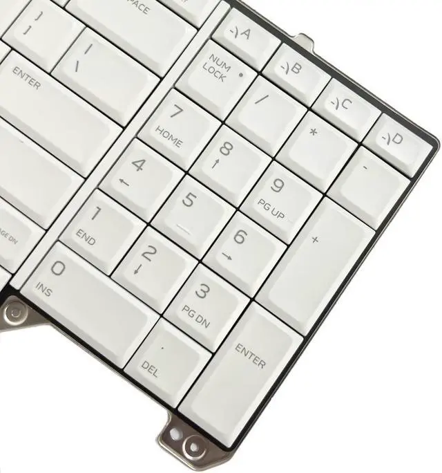 Alt view image 5 of 5 - Suyitai Replacement Laptop RGB Keyboard with Backlit for DELL Alienware Area 51M R1 AWAR51M-7350WHT Alienware 17 R5 062W10 62W10 PK132F11B00 NSK-EYBBC
