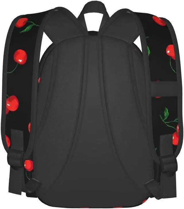 Alt view image 3 of 5 - KiuLoam 17 Inch Backpack Pattern Of The Cherry Laptop Backpack Shoulder Bag School Bookbag Casual Daypack
