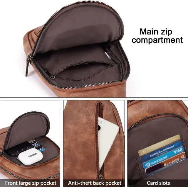 Alt view image 5 of 5 - CLUCI Small Sling Bag For Women Bundles With Sling Bag