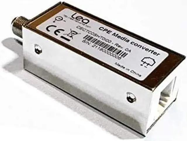 Alt view image 2 of 5 - Lea Networks Balun Media Converter, 75ohm Coax to 100ohm Twisted Pair, G.Fast & G.hn