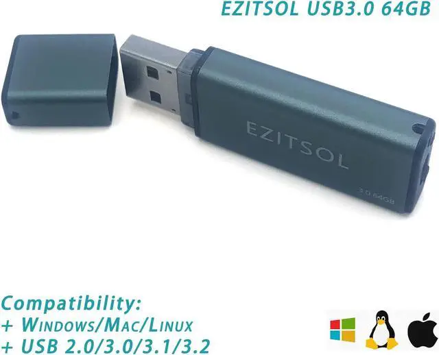 Alt view image 3 of 5 - EZITSOL 64GB/128GB Write Protect USB Flash Drive with Physical Switch,Write Blocker Protection,64GB exFat USB3.0 High Speed up to 150MB/S,MLC Jump Drive Pendrive Thumb Drive Memory Stick